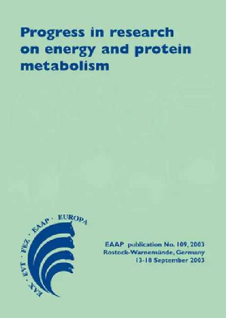 Progress in Research on Energy and Protein Metabolism by W. B. Souffrant, C. C. Metges