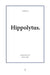 Hippolytus by Euripides