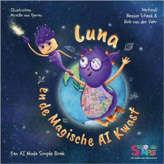 Luna en de Magische AI Kwast: Een AI Made Simple Boek by Van Der Veer, Rob
