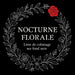 Nocturne Florale - Livre de coloriage sur fond noir by Chris Martin