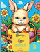 Bunny, Eggs, Girls and Friends: 50 pages of Springtime Bliss: Bunny Adventures, Eggs, and Little Artists, 8,5 x11 by Laritzu