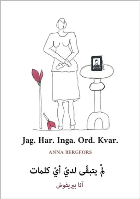 Jag. Har. Inga. Ord. Kvar. (svenska/arabiska) by Bergfors, Anna