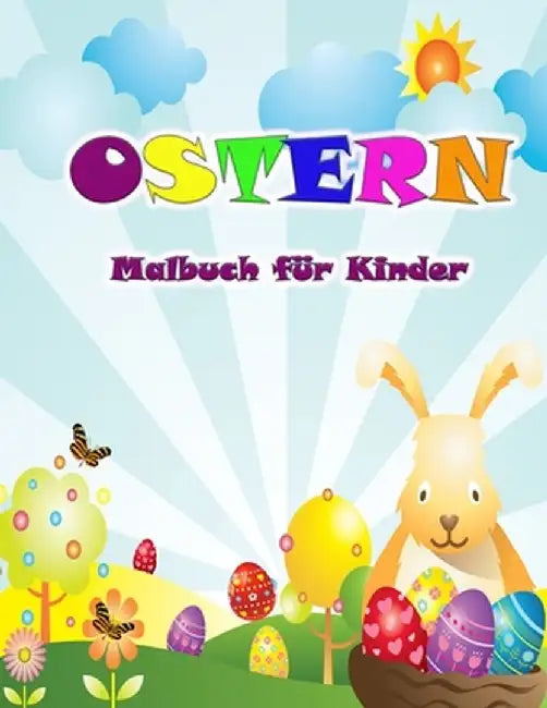 Oster-Malbuch für Kinder: Hier kommt der Hase mit schönen Ostern Färbung Bilder für Kinder by Engel K
