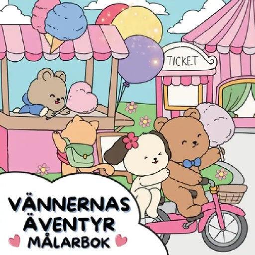 Vännernas Äventyr Målarbok: Cozy Målarbok by Kiwi Publishing
