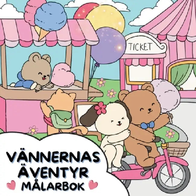 Vännernas Äventyr Målarbok: Cozy Målarbok by Kiwi Publishing