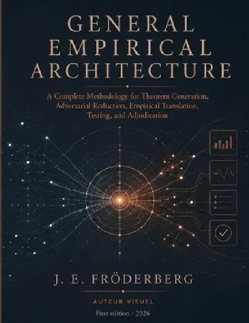 General Empirical Architecture: A Complete Methodology for Theorem Generation, Adversarial Reduction, Empirical Translation, Testing, and Adjudication by J. E. Fröderberg