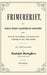 Frimureriet, dess hemliga tecken by Rudolph Backoffner