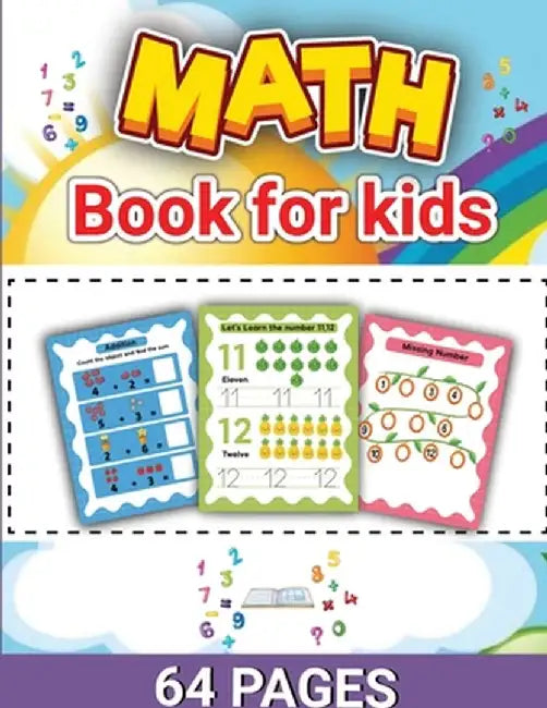 Math Activity Book for Kids: Math Activities for Kids, Math Book for Children by Laura Bidden