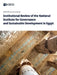 Institutional Review of the National Institute for Governance and Sustainable Development in Egypt by Oecd