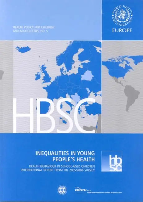 Inequalities in Young People's Health: Health Behaviour in School-Aged Children. International Report from the 2005/2006 Survey by Centers of Disease Control