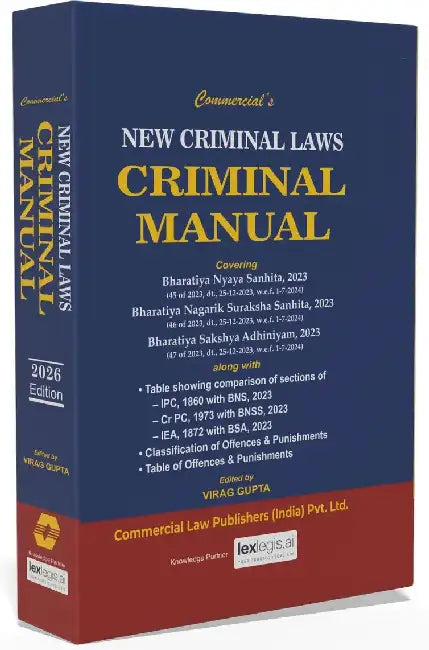 New Criminal Laws—Criminal Manual 
