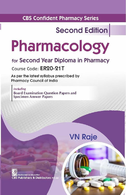 Pharmacology For Second Year Diploma In Pharmacy 2Ed  by Raje