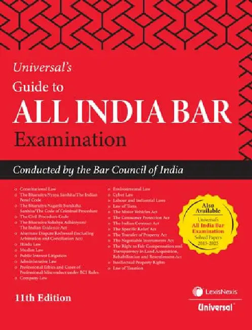Universal’s Guide to All India Bar Examination by LexisNexis