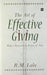 The Art Of Effective Giving by R. M. Lala