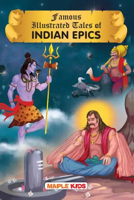 Famous Illustrated Tales Of Indian Epics by Maple Press In House