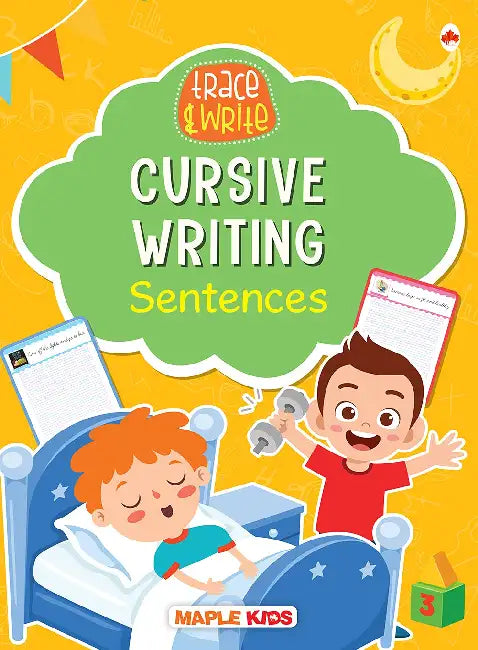 Cursive Writing- Trace & Write - Sentence by Maple Press In House