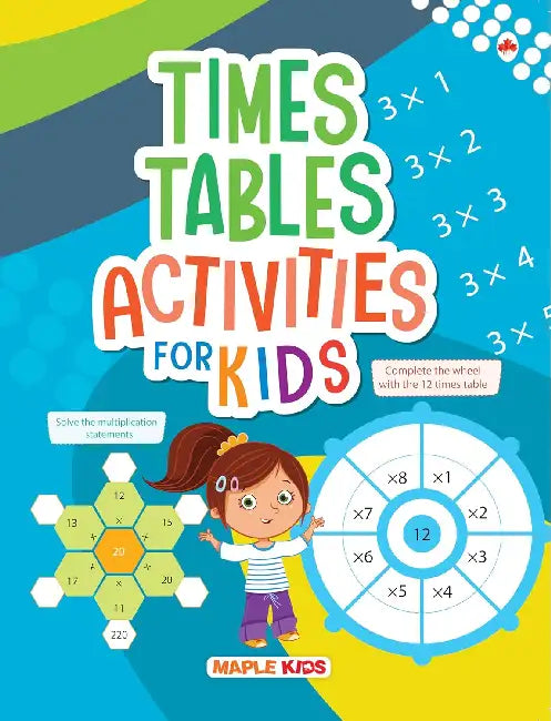 Times Tables Activities For Kids by Maple Press In House