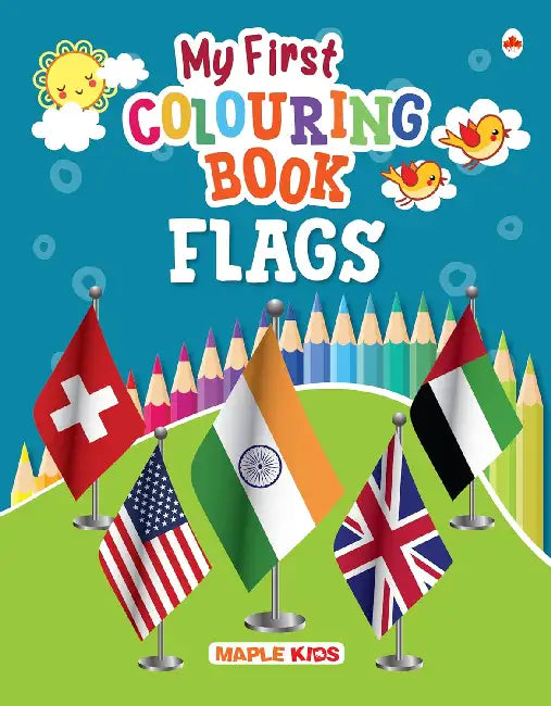 My First Colouring Book Flags by Maple Press In House