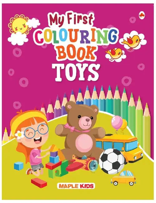 My First Colouring Book Toys by Maple Kids