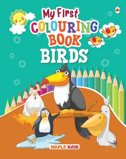 My First Colouring Book Birds by Maple Press In House