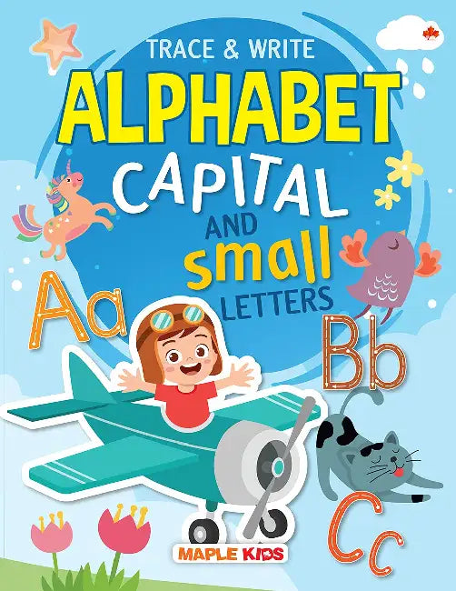 Alphabets-Trace & Write Capital & Small Letters by Maple Press In House