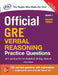 Official GRE Verbal Reasoning Practice Questions by ETS