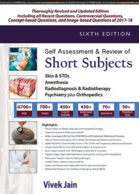 Self Assessment & Review Of Short Subjects by Vivek Jain