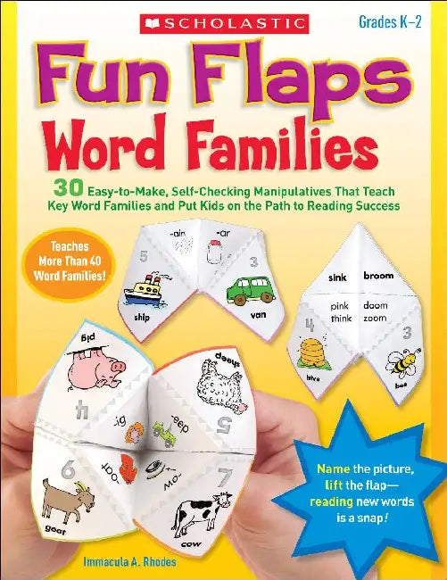 Fun Flaps: Word Families by Immacula A Rhodes