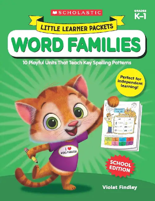 Little Learner Packets: Word Families by Violet Findley