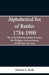 Alphabetical list of Battles 1754-1900: War of the Rebellion Spanish-American War Philippine Insurrection and All Old Wars with dates by Newton A. Strait