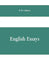 English Essays by J. H. Lobban