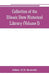 Collection of the Illinois State Historical Library (Volume I) by H. W. Beckwith