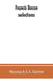 Francis Bacon: selections by Macaulay &. S. R. Gardiner