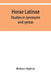 Horae Latinae: studies in synonyms and syntax by Robert Ogilvie