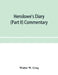 Henslowe's diary (Part II) Commentary by Walter W. Greg
