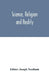 Science, religion and reality by Joseph Needham
