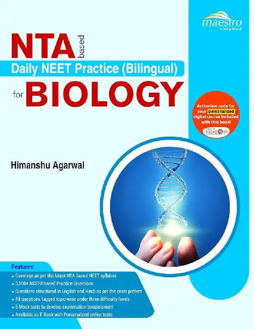 Wiley's NTA Based Daily NEET Practice (Bilingual) for Biology by Himanshu Agarwal