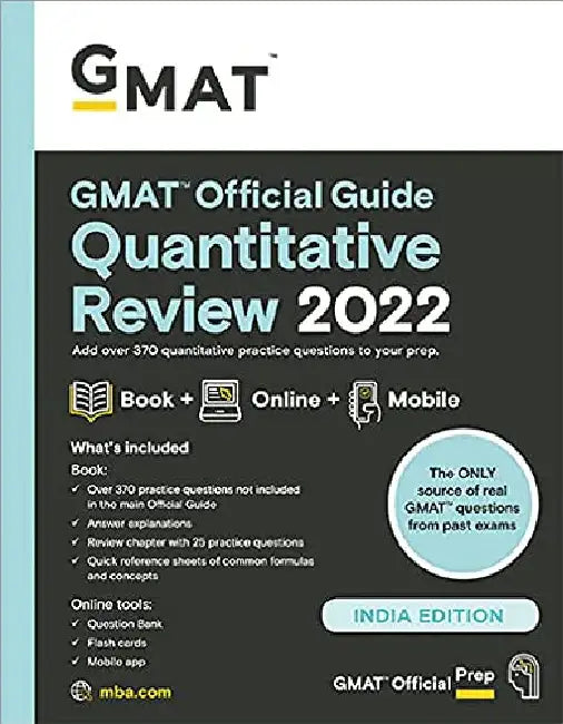 Gmat Official Guide Quantitative Review 2022 by Gmac