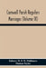Cornwall Parish Registers Marriages (Volume Ix) by W. P. W. Phillimore