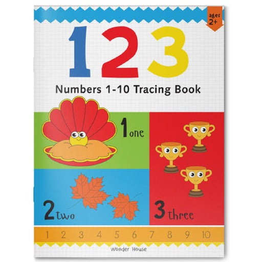 123: Numbers 1-10: Tracing Book for Kids by Wonder House Books