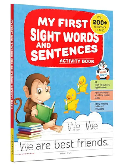 My First Sight Words and Sentences: Activity Book for Children by Wonder House Books