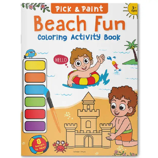 Beach Fun: Pick and Paint Coloring Activity Book by Wonder House Books
