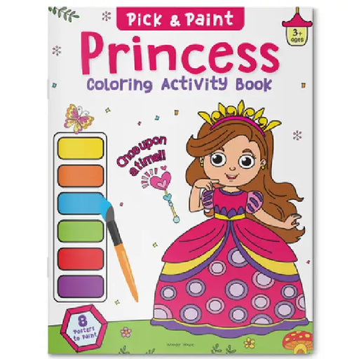 Princess: Pick and Paint Coloring Activity Book by Wonder House Books