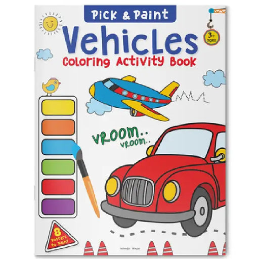 Pick and Paint Coloring Book: Vehicles by Wonder House Books