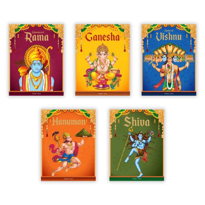 Children's First Mythology Stories: RAM, Shiva, Hanuman, Ganesha, Vishnu by Wonder House Books