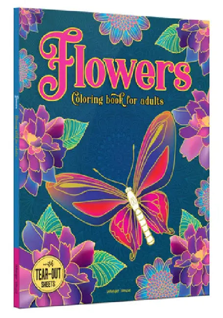 Flowers: Coloring Book for Adults by Wonder House Books