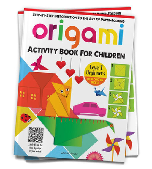 Origami: Step-By-Step Introduction to the Art of Paper-Folding: Level 1: Beginners by Wonder House Books