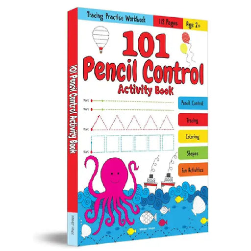 101 Pencil Control Activity Book: Tracing Practise Book by Wonder House Books