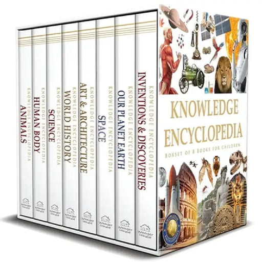 Knowledge Encyclopedia Boxed Set 8 by Wonder House Books