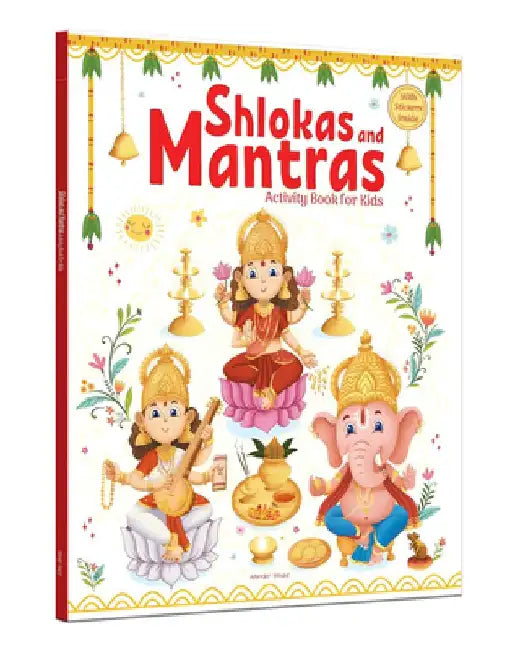 Shlokas and Mantras - Activity Book for Kids: Illustrated Book with Engaging Activities and Sticker Sheets by Wonder House Books